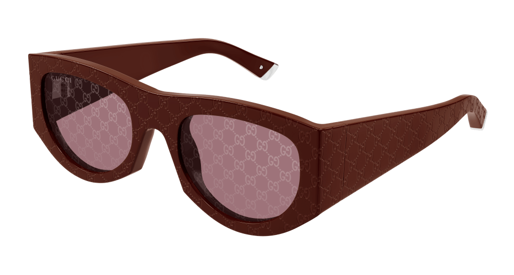 Gucci Sunglasses Womens In Burgundy Red GG1918S-004