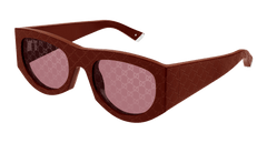 Gucci Sunglasses Womens In Burgundy Red GG1918S-004