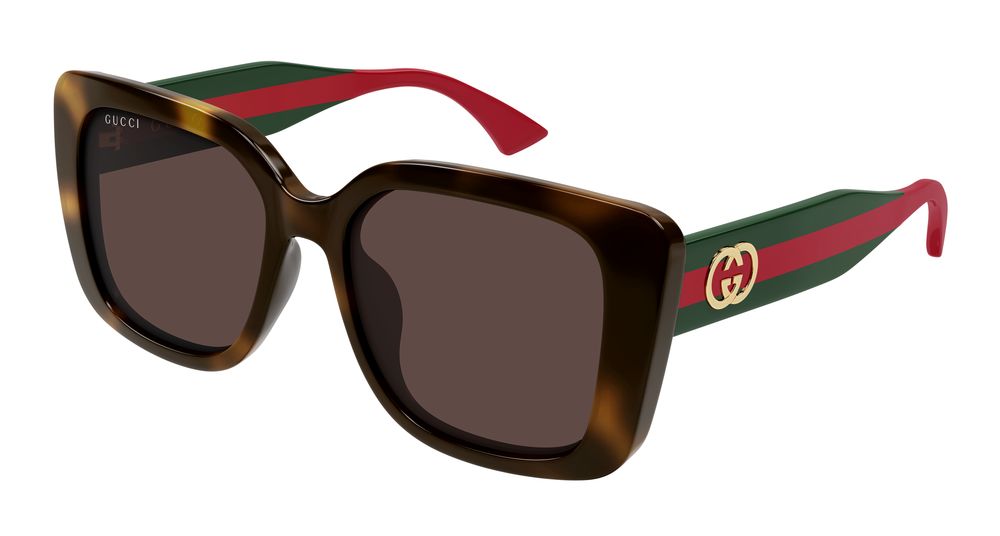 Gucci Sunglasses Womens In Havana Green Brown GG2118SA-002