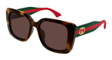 Gucci Sunglasses Womens In Havana Green Brown GG2118SA-002