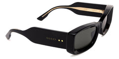 Gucci Womens Rectangular Framed Sunglasses In Black