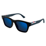 Gucci Mens 52 Sunglasses In Black & Blue