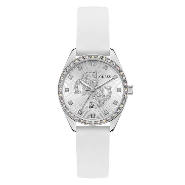 Guess Womens Ava Watch In White