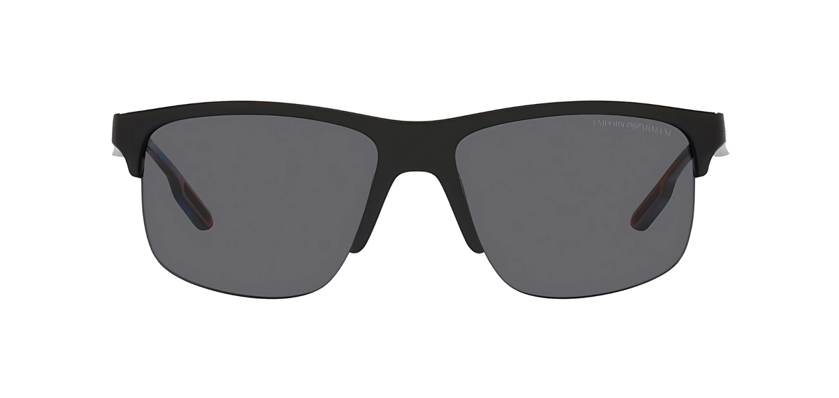 Emporio Armani Mens Sunglasses In Black & Red