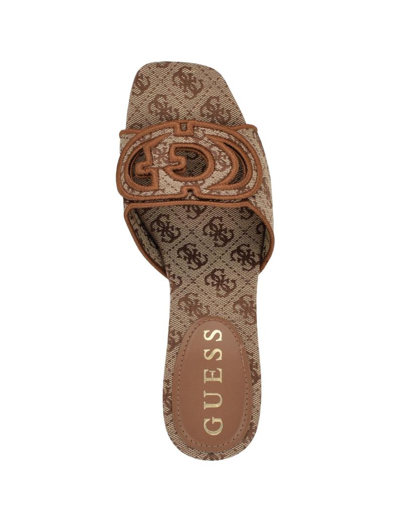 Guess Womens Galsee Heels In Brown