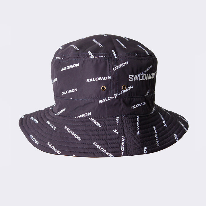 Salomon Suc8644 Mens Outdoor Reversable Bucket Hat Black