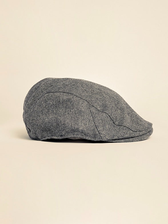 Polo Herringbone Ivy Cap Charcoal