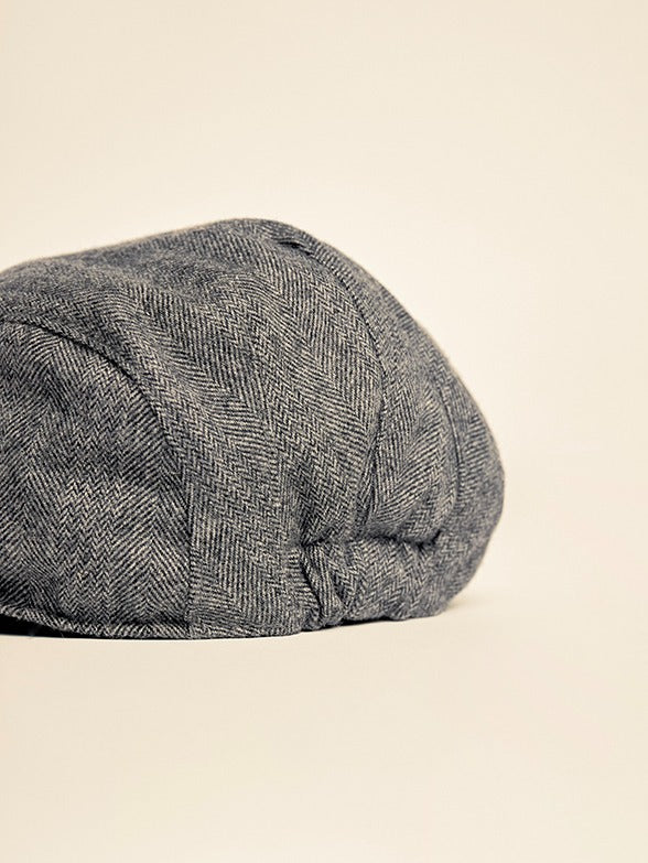 Polo Herringbone Ivy Cap Charcoal