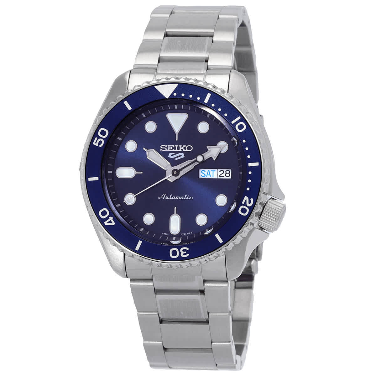 Seiko Gents 5 Sport Auto In Blue