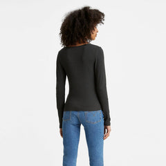 Levis Womens Honey Long Sleeve Top In Black