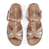 Hotter Ladies Valencia Shoes In Tan