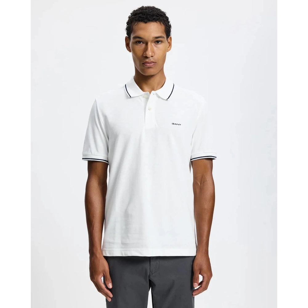 Gant Mens Tipping Golfer In White