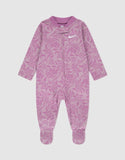 Nike Girls Lace It Up Footed Coverall Jumpsuit In Light Magenta