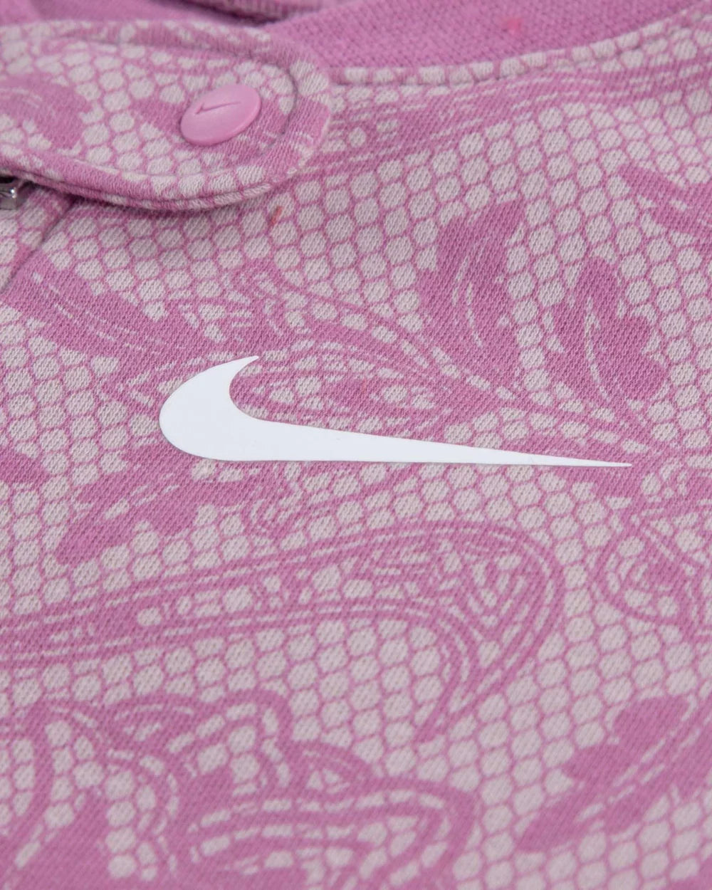 Nike Girls Lace It Up Footed Coverall Jumpsuit In Light Magenta