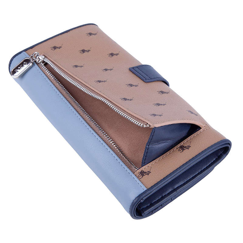 Polo Canterbury Clutch Blue Purse