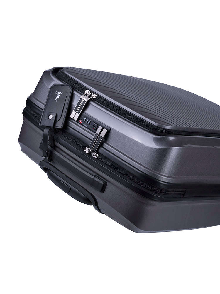 Polo Proflex Fusion Large Trolley Case In Charcoal