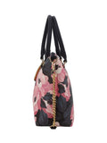 Pierra Cardin Victoria Floral Carryall Tote Bag In Black