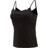 Calvin Klein Cotton Strap Camisole In Black