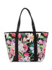 Aaliyah Floral Tote Black - One Size