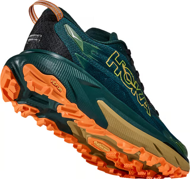 Hoka Mens Mafate 5 Shoes Tidal Wave - Mustard Seed