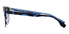 Hugo Boss Unisex Sunglasses In Matte Blue