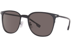 Hugo Boss Gun Metal Frame Unisex Sunglasses In Matte Blue