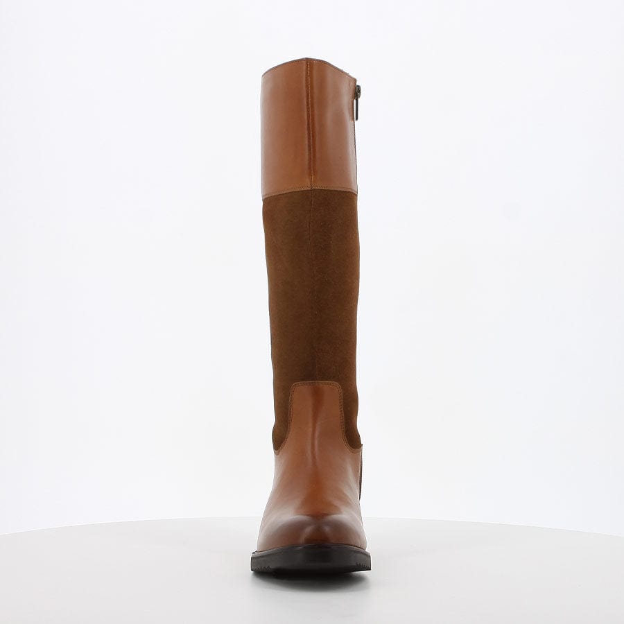 Hush Puppies Ladies Kitty II Suede Boots In Tan