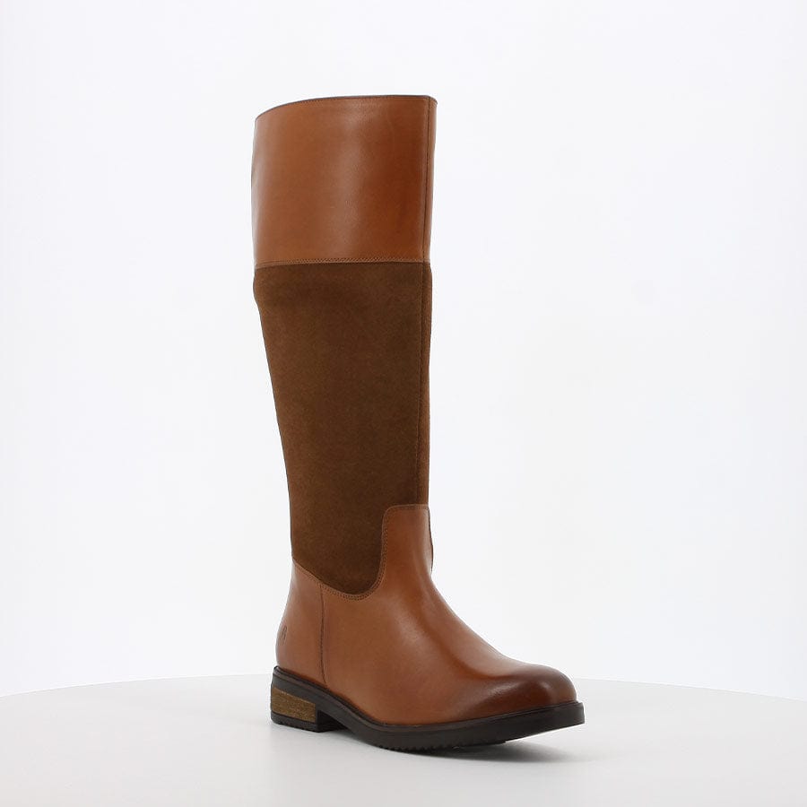Hush Puppies Ladies Kitty II Suede Boots In Tan