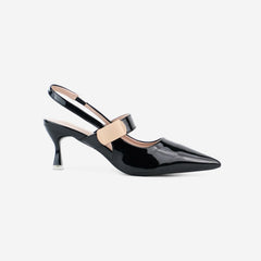 La Her Womens GSP-2 Heels In Black