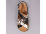 Froggie 12534 Ladies Lea Combo Shoes Black Multi