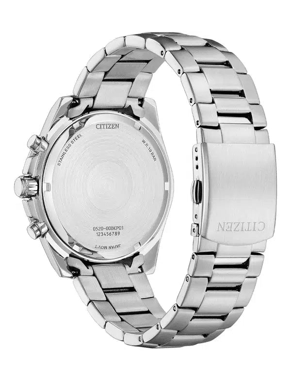 Citizen Mens Quarts Watch In Silver