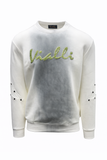 Vialli Mens Million Sweatshirt In Off White