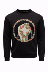 Vialli Mens Misrep Sweatshirt In Black