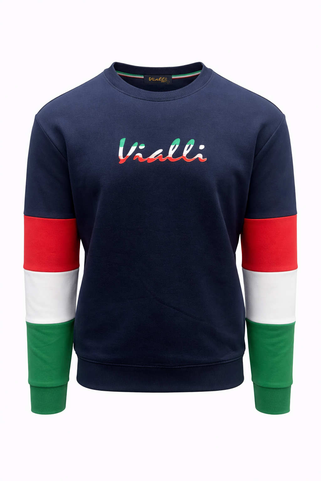 Vialli Mens Italy Milde Sweatshirt In Navy