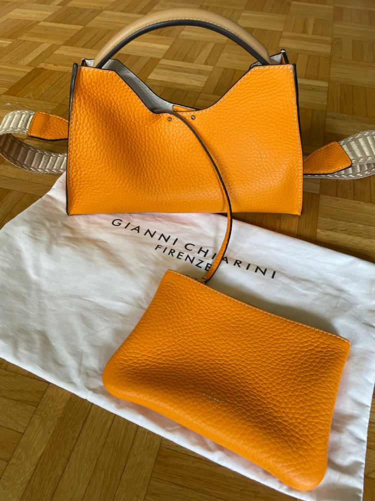Gianni Chiarini 0565 Leather Bag Orange