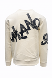 Vialli Mens Milano Sweatshirt In Cream