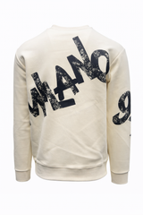 Vialli Mens Milano Sweatshirt In Cream