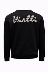 Vialli Mens Misrep Sweatshirt In Black