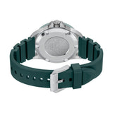 Emporio Armani Mens Green Dial Silicone Sports Watch In Green