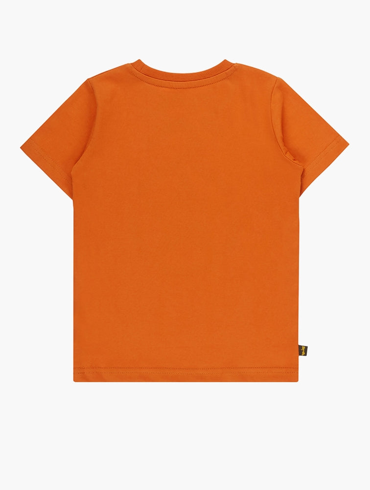 Jeep Kiddies Icon Star Logo T-Shirt In Orange