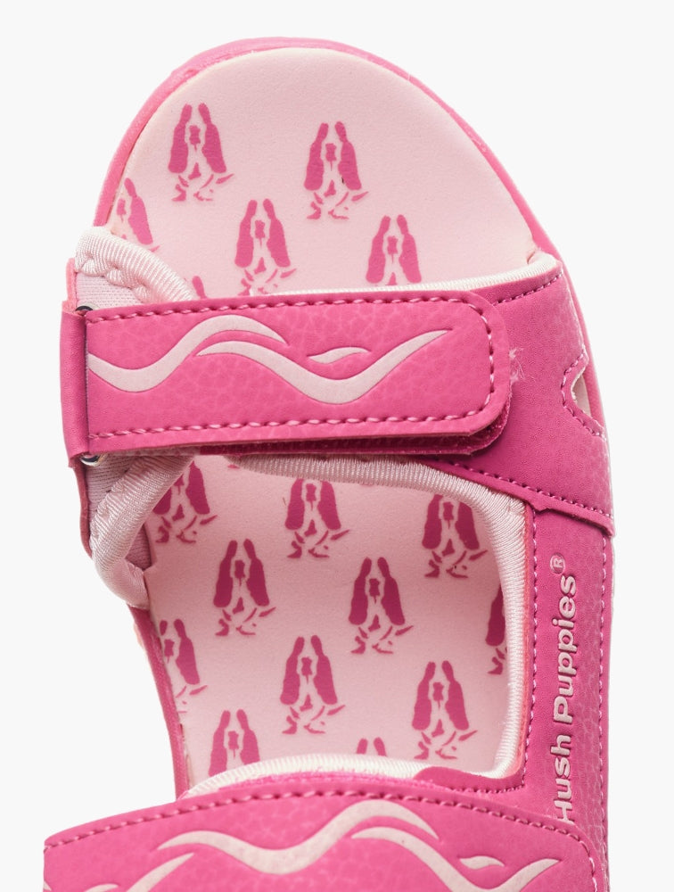 Hush Puppies Girls Pat Rafter Shoes In Pink