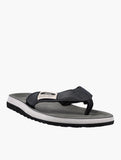 Jeep Mens Branded Thong Sandals In Black