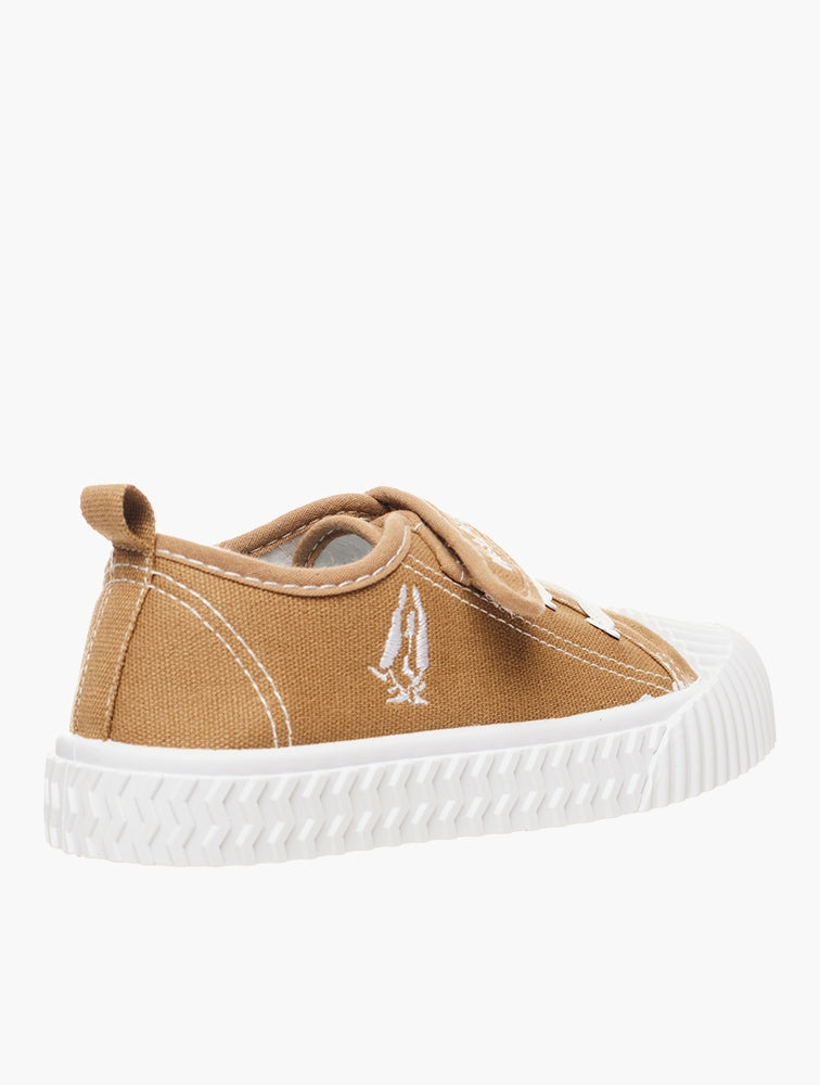Hush Puppies Boys Rex Canvas Sneakers In Khaki