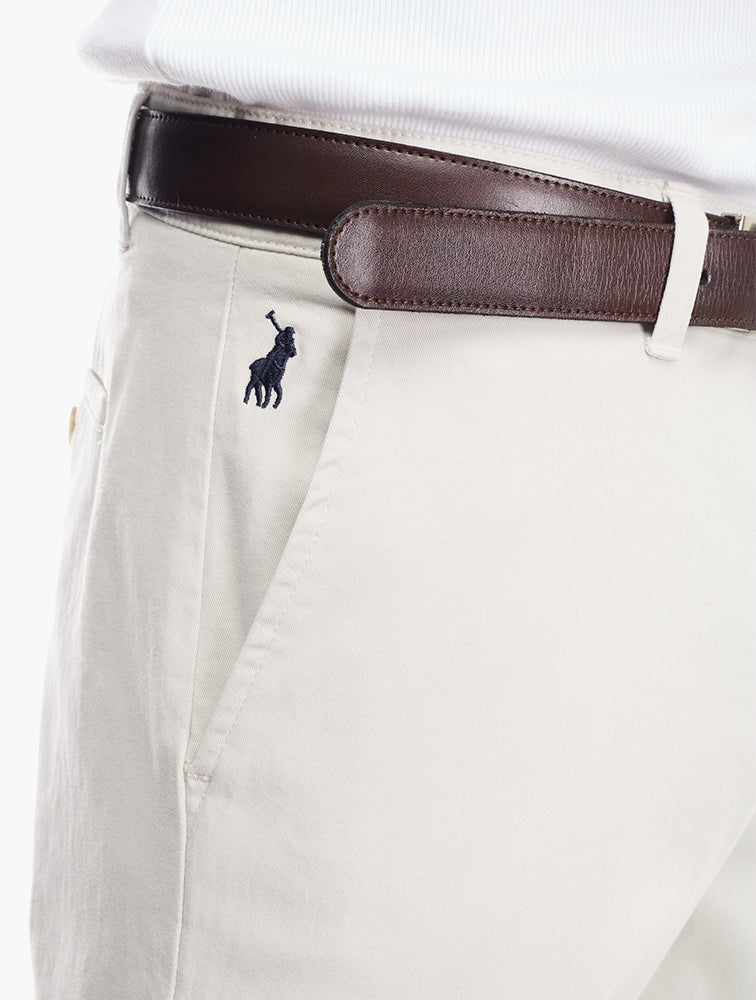Polo Mens Fashion Slim Fit Chino In Bone