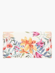 Pierre Cardin Aasha Floral Bifold Purse In Orange
