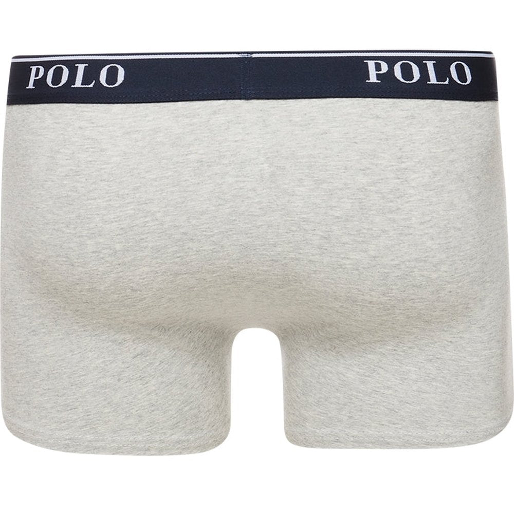 Polo Mens Cody Plain Knit Boxer In Grey