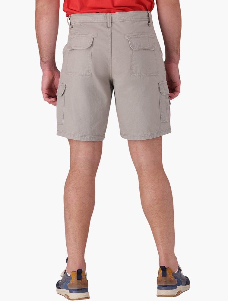 Jeep Fixed Waistband Moutain Shorts in Khaki