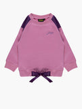 Jeep Kids Crew Neck Fleece Top In Pink