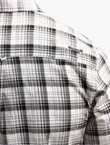 Jeep Mens Yarn Dye Check Shirt In Black & White