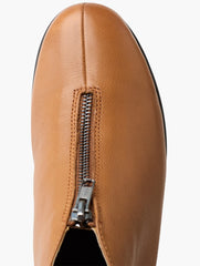 Hush Puppies Ladies Rianna Zip Boots In Tan